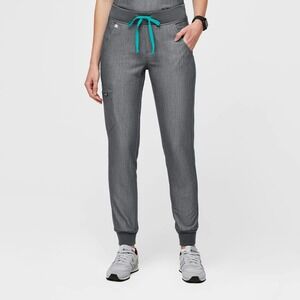 FIGS Zamora Scrub Pants Joggers Technical Collection Charcoal Grey XXS P Womens